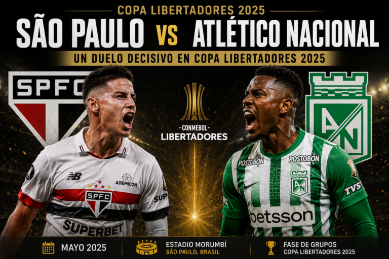 São Paulo vs Atlético Nacional un duelo decisivo en Copa Libertadores 2025