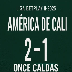 América de Cali venció 2-1 a Once Caldas y respira en la Liga BetPlay II-2025