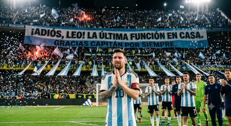 Messi dirá adiós en casa la última función en Argentina