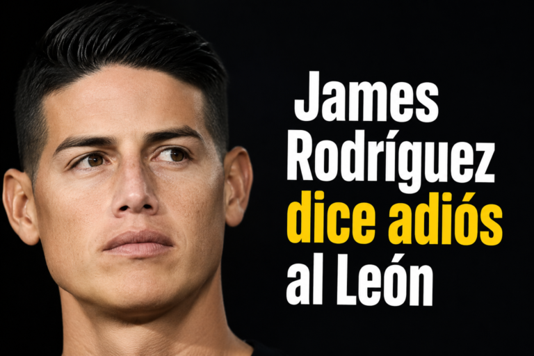 James Rodríguez dice adiós al León
