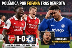 Arsenal elimina a Chelsea en Copa y se enciende la polémica