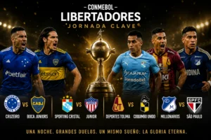 Copa Libertadores: jornada clave para los equipos sudamericanos en una noche decisiva
