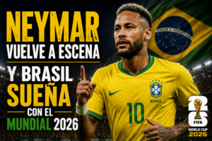Neymar vuelve a escena y Brasil sueña con el Mundial 2026