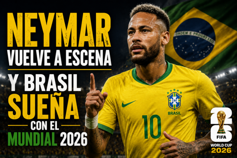 Neymar vuelve a escena y Brasil sueña con el Mundial 2026