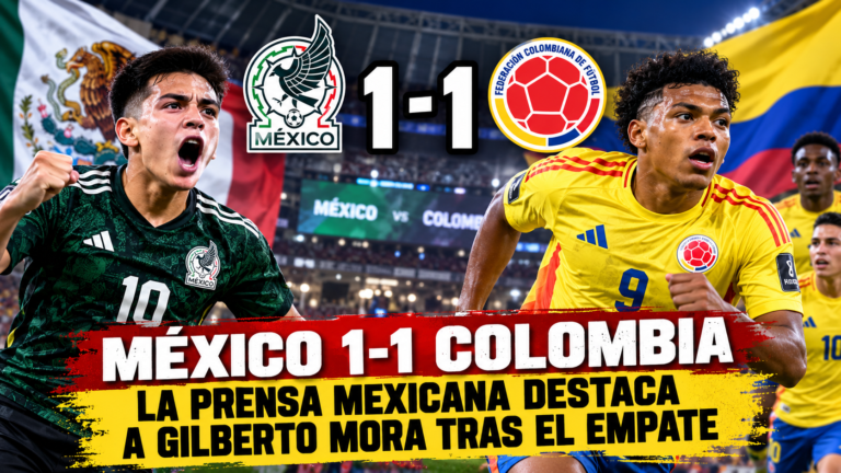 México vs Colombia 1-1