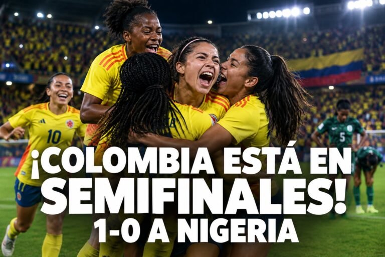 Selección Colombia Femenina Sub-20 celebra su clasificación a semifinales tras vencer 1-0 a Nigeria
