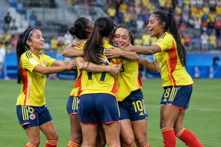 Selección Colombia Femenina Sub-20 celebra su clasificación a cuartos de final del Mundial