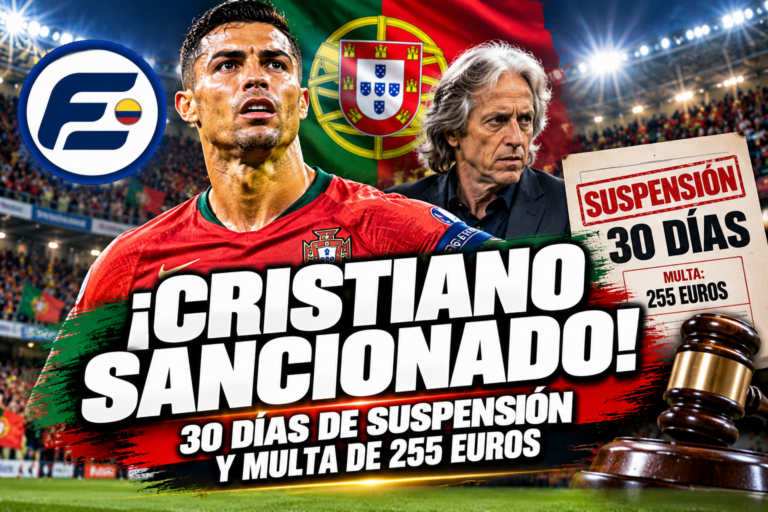 Cristiano sancionado_ suspensión y multa