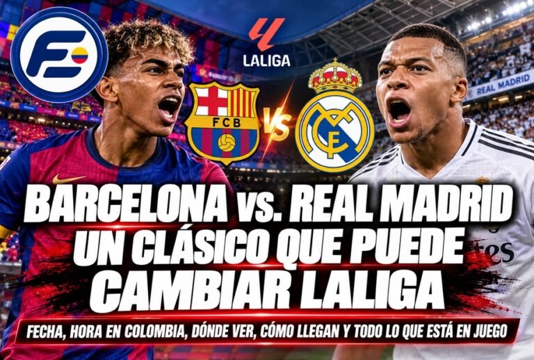 Barcelona vs Real Madrid: hora y dónde ver el clásico