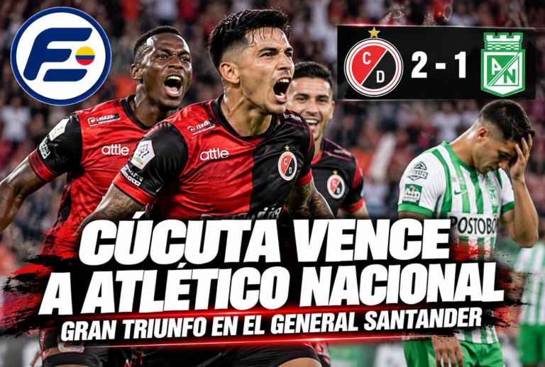 ¡Cúcuta vence a Atlético Nacional!