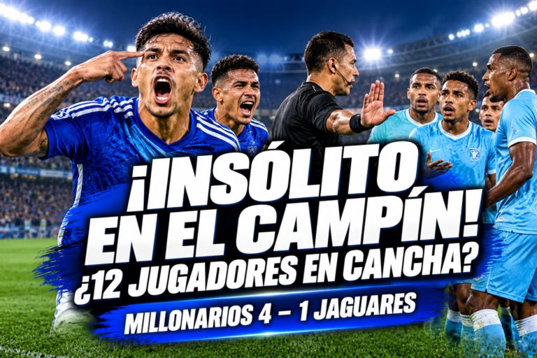 ¡Insólito en El Campín!
